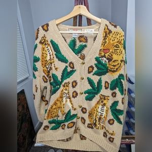 Leopard Hand Made Sweater